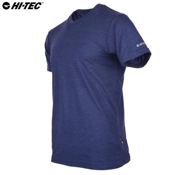 Koszulka Męska HI-TEC PLAIN T-Shirt Podkoszulek Limitowana Bawełniana L