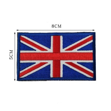 Flag Badge Velcro Embroidered Army Military Tactical Hook Patches Mexico Fl