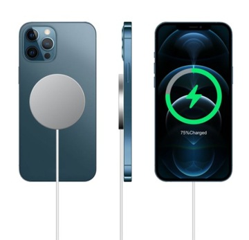 БЕСПРОВОДНОЕ ИНДУКТИВНОЕ ЗАРЯДНОЕ УСТРОЙСТВО ДЛЯ MAGSAFE IPHONE 12 13 14 15 FAST 15 Вт