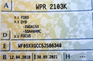 Ford Focus III Hatchback 5d facelifting 1.5 TDCi 120KM 2018 Ford Focus 1.5TDCI 120KM SalonPL, zdjęcie 6