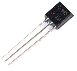Tranzystor 2SC945 0,1A 60V TO92 5szt.