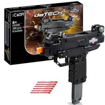 CADA KLOCKI BROŃ PISTOLET MICRO UZI STRZELA