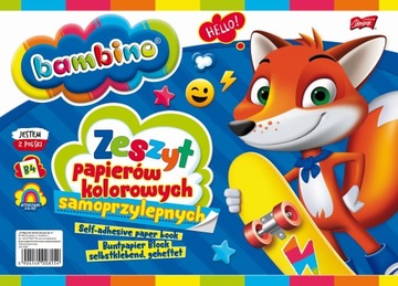 Zeszyt papierów samoprzylepnych B4 BAMBINO wyciank