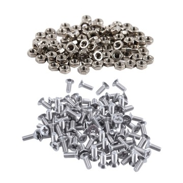 JFBL 100 sztuk M3 3Mm gwint żeński Hex metalowa na