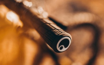 Черные велосипедные ручки Ergon GA2