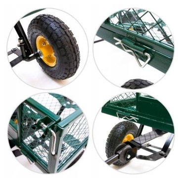 САДОВАЯ ТРАНСПОРТНАЯ ТЕЛЕЖКА Прицеп Садовая тачка Самосвал + сумка