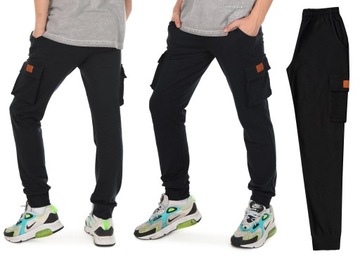 Брюки карго, СУПЕР КАЧЕСТВО, размер 158, Черный Прод.ПЛ