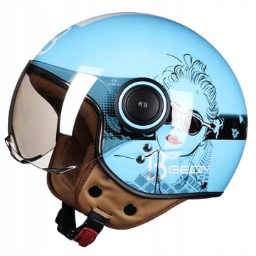 KASK otwarty MOTOCYKLOWY retro VINTAGE roz. M