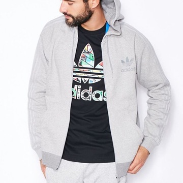 Adidas Originals szary dres męski komplet AB7587/AB7581 S