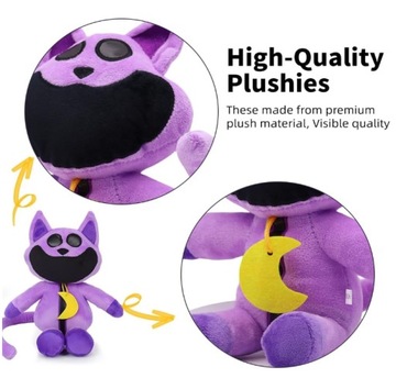 ПЛЮШЕВАЯ ИГРУШКА CatNap Smiling Critters Poppy Playtime Глава 3 ИГРУШКА 30 СМ