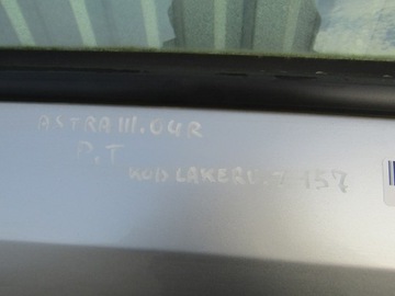 ASTRA III H KOMBI 04R DVEŘE PRAVÉ ZADNÍ PRAVÝ Z157