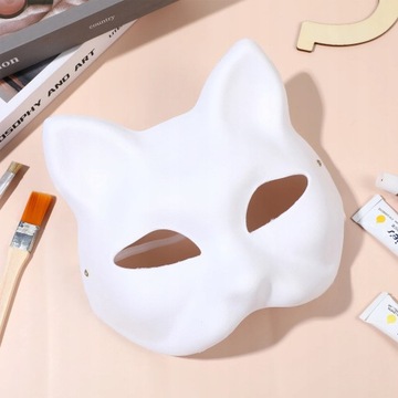 Therian Mask White Cat Товары для выпускного вечера 10 шт.