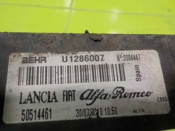 ALFA ROMEO GIULIETTA 1.4 T 10R VENTILÁTOR CHLADIČŮ 50514469 50514461