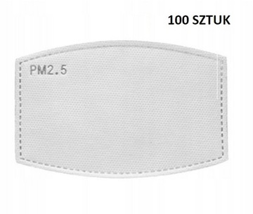 Maska przeciwpyłowa PM2.5 półmaska 100 szt
