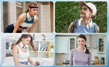 ПОРТАТИВНЫЙ ШЕЙНЫЙ ВЕНТИЛЯТОР USB, РЕГУЛИРУЕМЫЙ, 3 УРОВНЯ