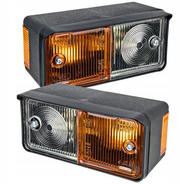 2X LAMPA ZESPOLONA PRZÓD NA BŁOTNIK URSUS C-360 C-330 POZYCJA KIERUNKOWSKAZ