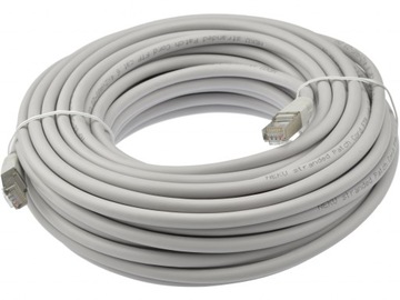 KABEL SIECIOWY PATCHCORD LAN ETHERNET RJ45 15M SKRĘTKA PRZEWÓD INTERNETOWY