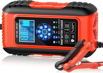 ŁADOWARKA AKUMULATOROWA PORSOTWNIK DO SAMOCHODU 12V/24 V 10A AUTOMATYCZNA