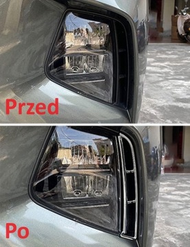 Hyundai Tucson NX4 2020+ хромированные накладки на бампер