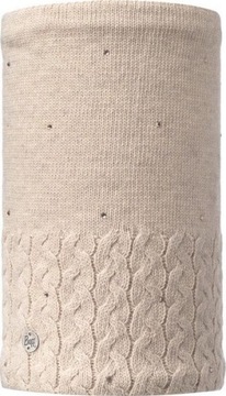 BUFF KNITTED&POLAR NECKWARMER ELIE BEIGE KOMIN