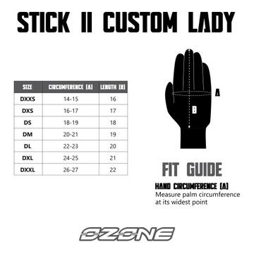 Перчатки OZONE STICK CUSTOM II LADY BLACK БЕСПЛАТНО