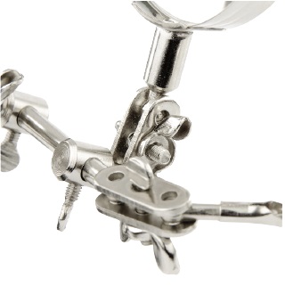 РУЧКА Профессиональная ТРЕТЬЯ РУКА с лупой TOLSEN