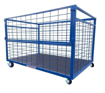 WÓZEK platformowy 100x70 Kosz transportowy ZEUS