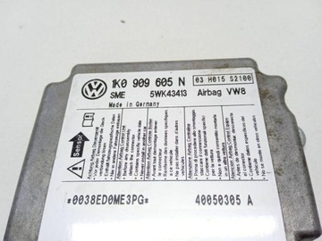 1K0909605N MODUL AIRBAG SEAT ALTEA XL 5P5 5P8 1.8 TFSI 118KW