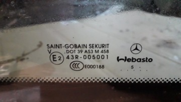 MERCEDES S W221 ДЛИННОЕ ОКНО ЛЮК НА КРЫШЕ