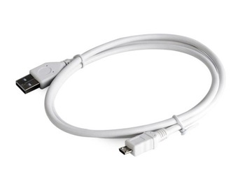 Kabel microUSB 1.8m Gembird CCP-MUSB2-AMBM-W-1M