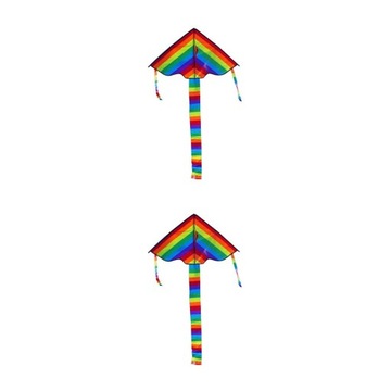 1/2/3/5 Cartoon Rainbow Kite Long Tail Festival