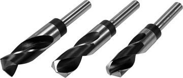 KOMPLET WIERTEŁ DO METALU 3SZT 22-25MM