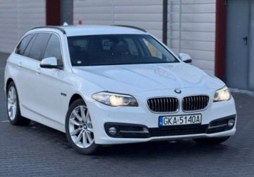 BMW Seria 5 F10-F11 Touring Facelifting 520d 190KM 2015 BMW Seria 5 2.0 190 KM Biksenon Skora x-Drive 2.0 Diesel 190KM, zdjęcie 7