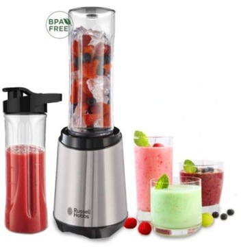 BLENDER RUSSELL HOBBS 23470-56 MIX INOX 2 BUTELKI.