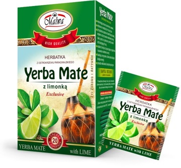 Ostrokrzew Paragwajski 20x2g Yerba Mate z Limonką