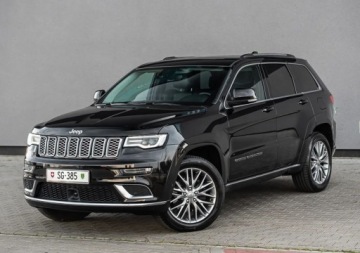 Jeep Grand Cherokee IV Terenowy Facelifting 2016 3.0 CRD 250KM 2018 Jeep Grand Cherokee SUMMIT 3.0D 250Ps Ledy Xenony Panorama Radar Navi Skor