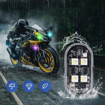 Беспроводной светодиодный стробоскоп с пилотом 4шт для BIKE DRON+ цвет