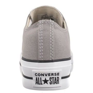 Buty Damskie Trampki na Platformie Converse CTAS Lift Ox Totally Szare