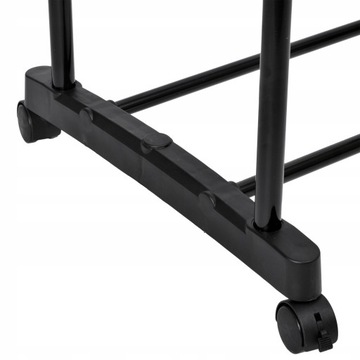 ВЕШАЛКА НА КОЛЕСАХ, ЧЕРНАЯ ПОДСТАВКА ДЛЯ ОДЕЖДЫ, ОБУВИ ШКАФ ШКАФ-ЛОФТ