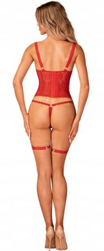 Sexy Obsessive Belovya corset Czerwony M/L