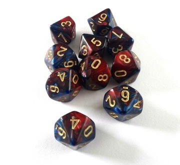 KOSTKA RPG CIENIOGRÓD KOŚĆ DZIESIĘCIOŚCIENNA K10 0-9