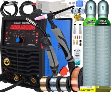 SPAWARKA SHERMAN SYNERGIA DIGIMIG 200 MTM TIG PULS