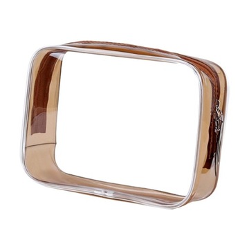 Прозрачная косметичка Двойная молния Портативный органайзер n