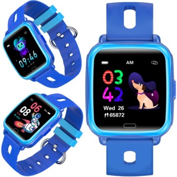 ДЕНВЕРСКИЕ УМНЫЕ ЧАСЫ ДЛЯ ДЕТЕЙ SMS STEPS Синий