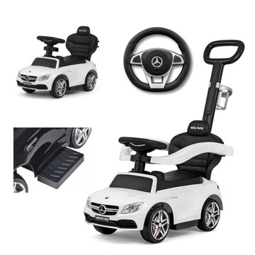 Jeździk Pchacz Chodzik dla Dzieci - MERCEDES AMG Samochodzik Auto na Roczek