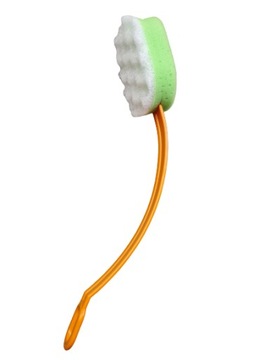 ГУБКА ДЛЯ ДУША ДЛЯ МЫТЬЯ СПИНЫ С ОСТРОЙ РУЧКОЙ ДЛЯ МАССАЖА