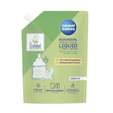 Canpol babies Opakowanie uzupełniające ekologicznego płynu do mycia 1000 ml