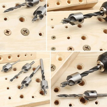 СВЕРЛА ПО ДЕРЕВО С ЦЕНКОВЫМ СВЕРЛОМ, 7 ШТ.