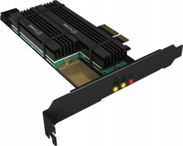 Карта расширения ICYBOX PCIe для 2 твердотельных накопителей M.2