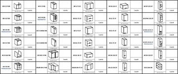 Meble kuchenne BIANCA biały połysk cichy domyk